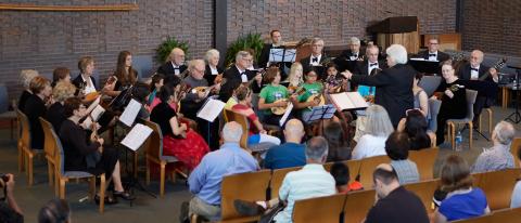 MandoKids performing with the BMO, June 1, 2014